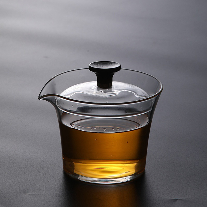 Glass Container Set - Japanese Style Heat-resistant Glass Gaiwan Puer