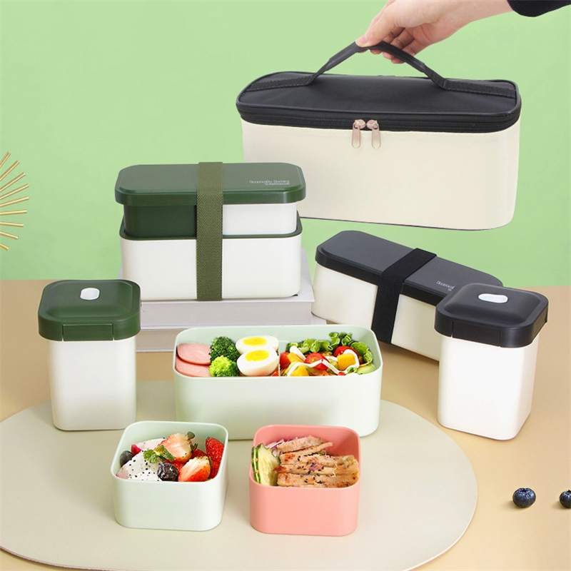 Meal Prep Japanese - Double Compartment Lunch Box Microwave Bento