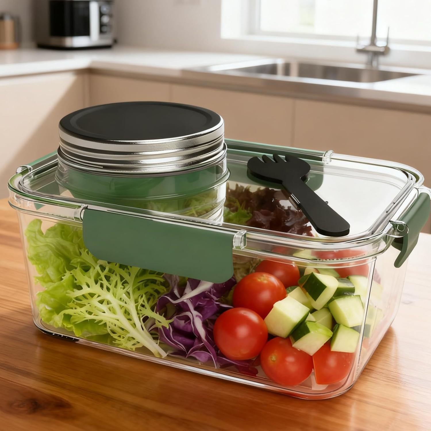 Meal Prep Jars With Lids - Solar Pod Jar Food Storage Containers