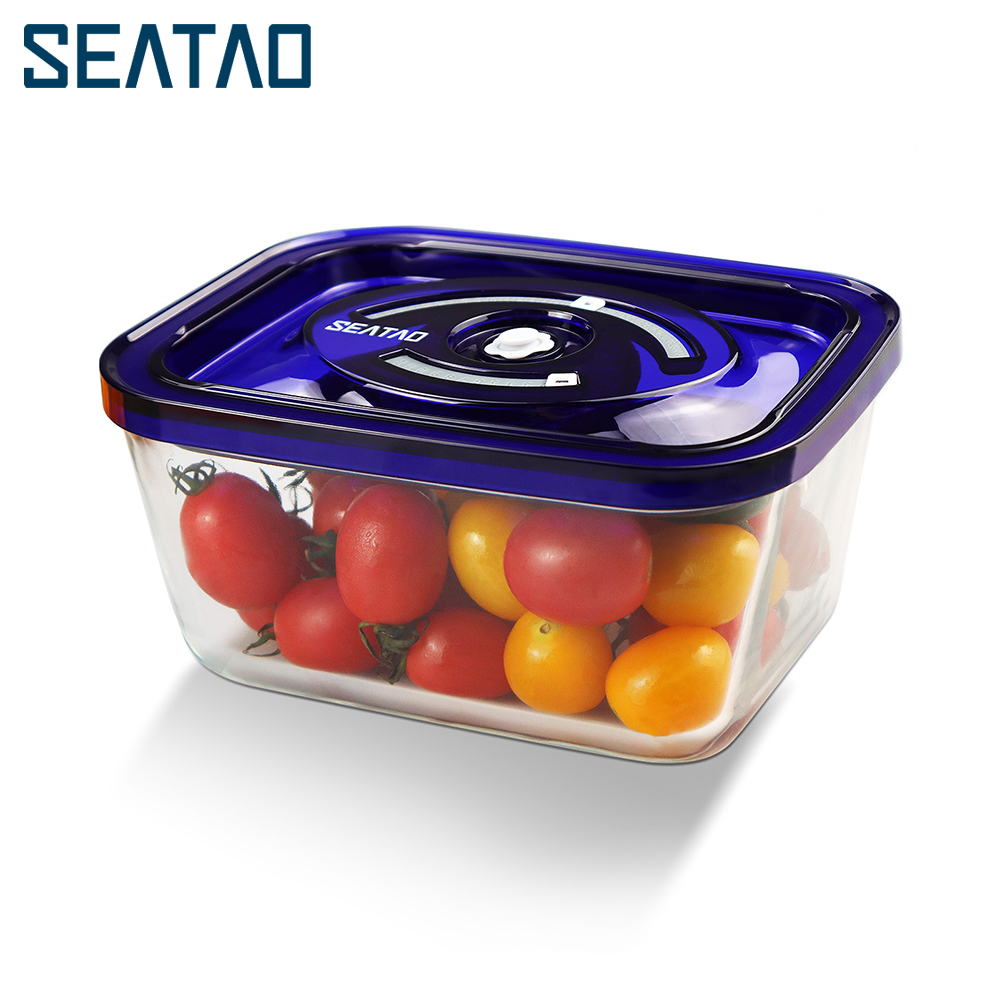 Meal Prep Jars With Lids - SEATAO Glass Food Storage Containers Preserve