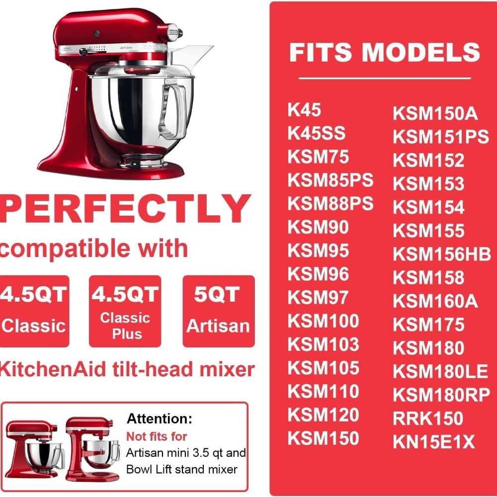 4.5-5 QT Mixer Bowl Stainless  - Kitchenaid Mixer Artisan 5Qt 评论和价格