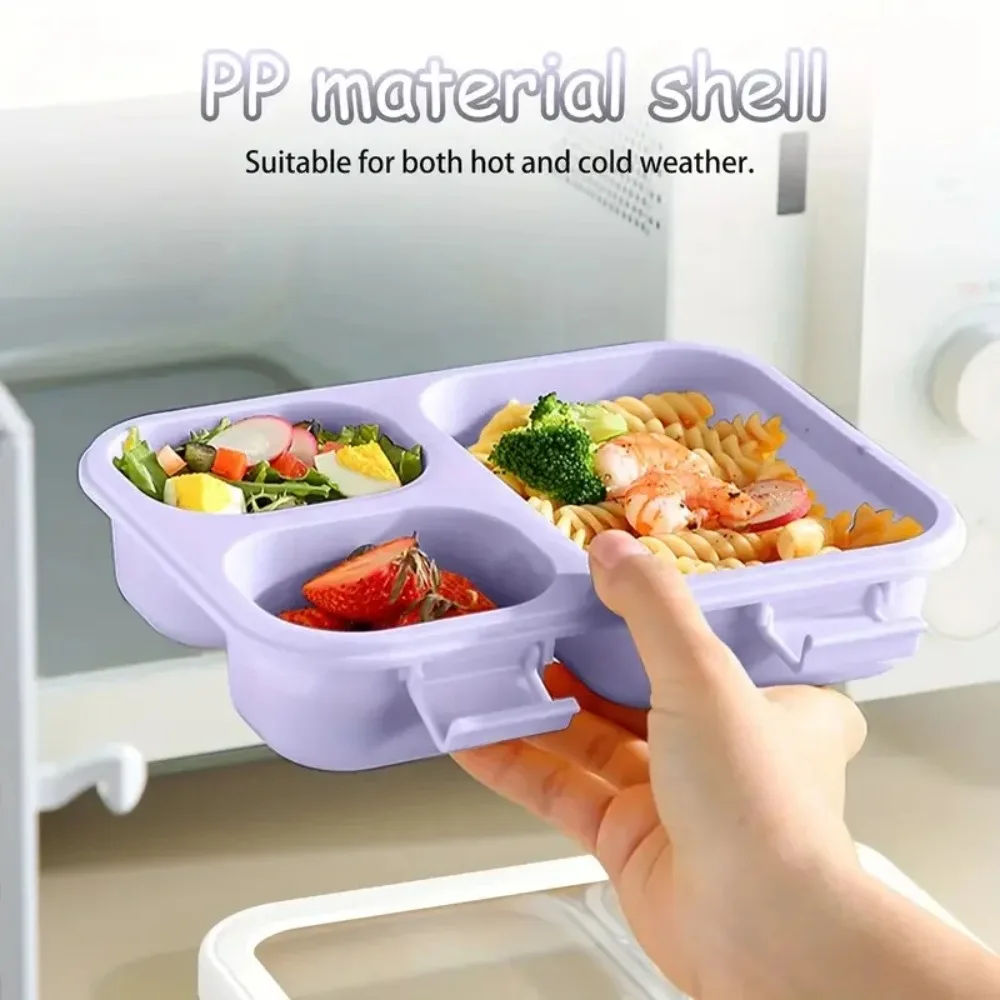 Lunch Box with Lids 3 Compartm - Meal Prep Jars With Lids 评论和价格