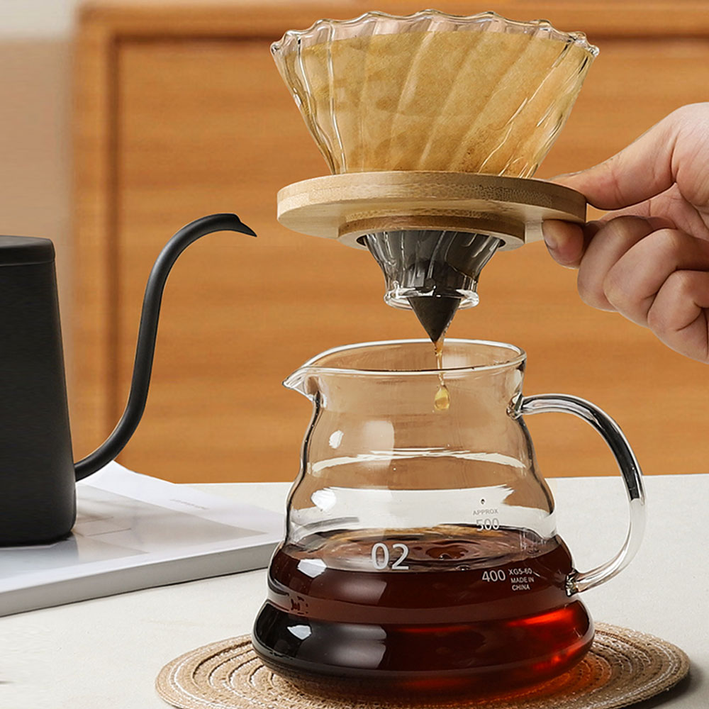 Coffee Drip Set Glass Filter P - Glass Container Set 评论和价格