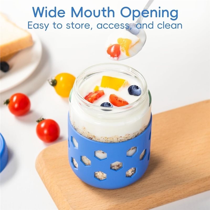 A26F-Glass Jars With Airtight  - Meal Prep Jars With Lids 评论和价格