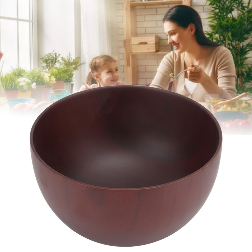 Wood Noodle Bowl Round Shape S - Meal Prep Japanese 评论和价格