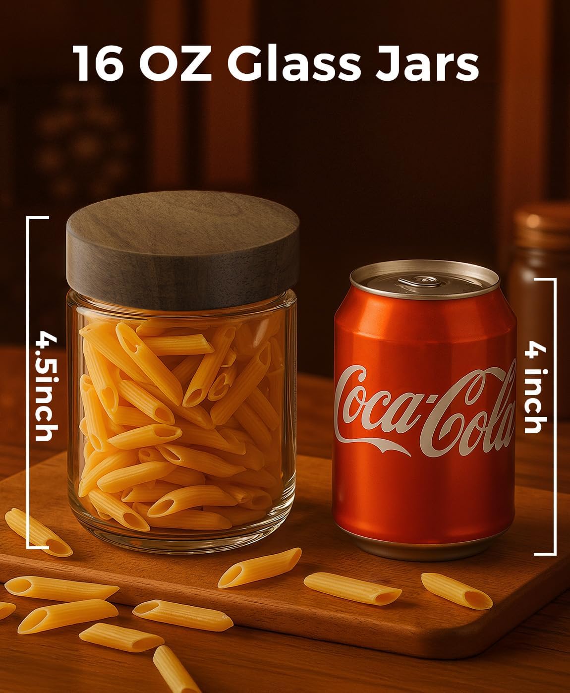 16oz 4 Pack Overnight Oats Con - Meal Prep Jars With Lids 评论和价格