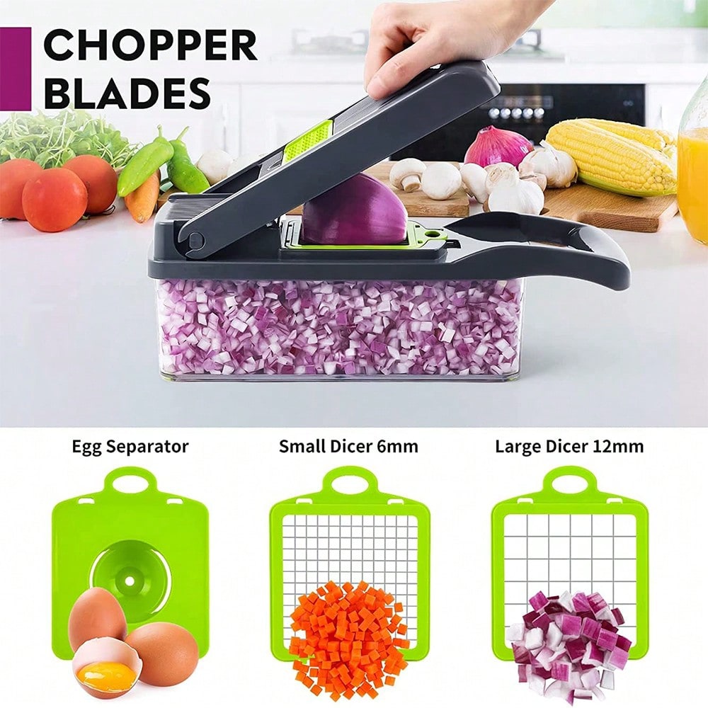 16-Piece Multi-Function Kitche - Meal Prep With Potatoes 评论和价格