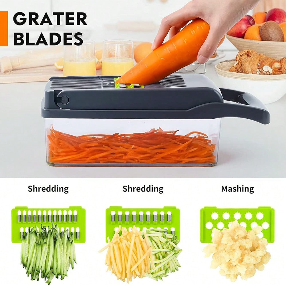 16-Piece Multi-Function Kitche - Meal Prep With Potatoes 评论和价格