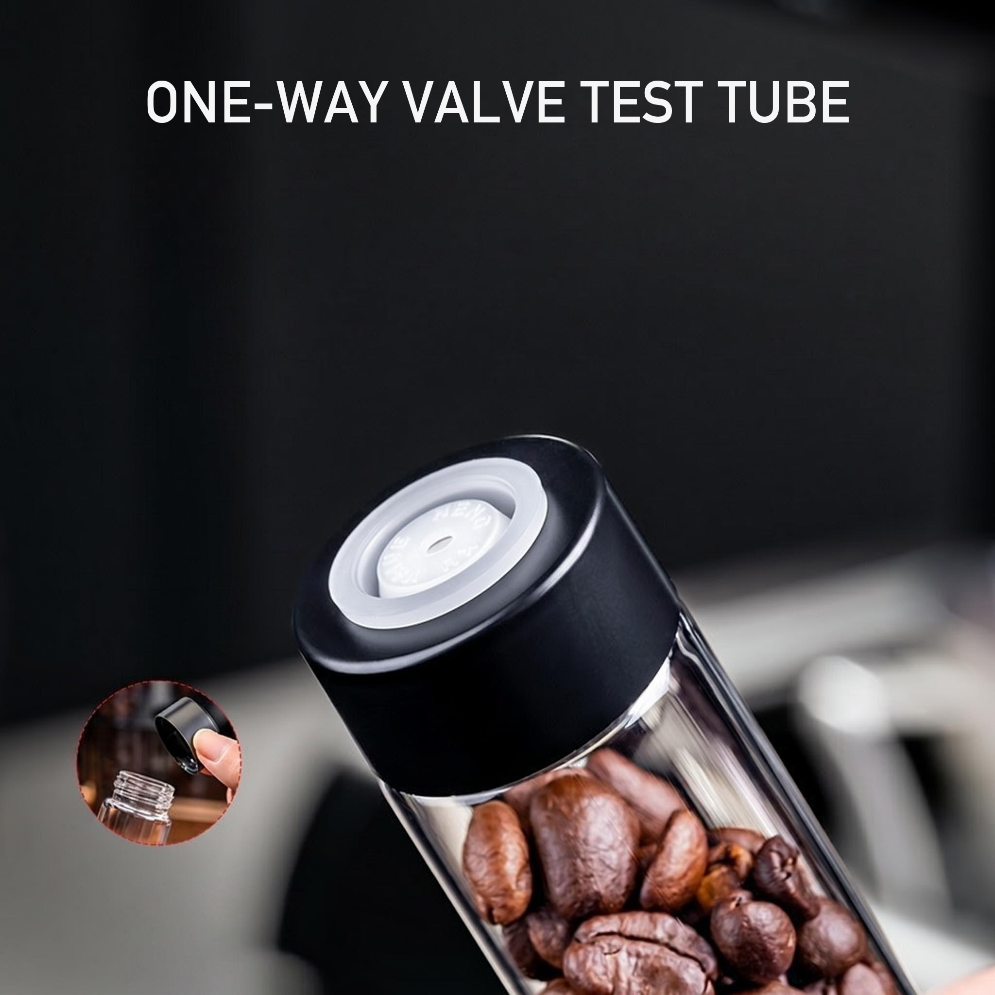 Sealed Glass 12Tubes Coffee Be - Glass Container Set 评论和价格