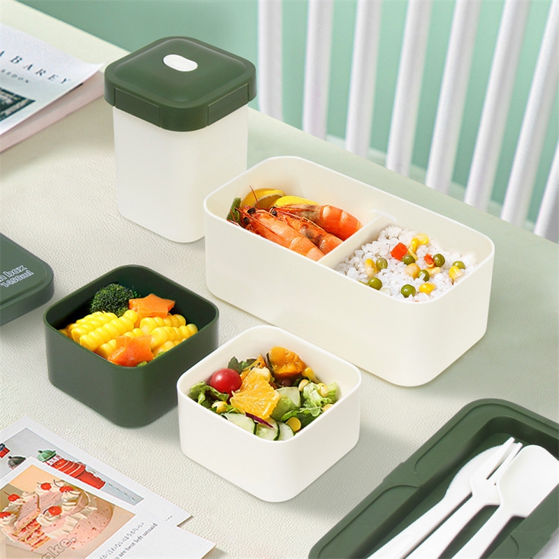 Double Compartment Lunch Box M - Meal Prep Japanese 评论和价格