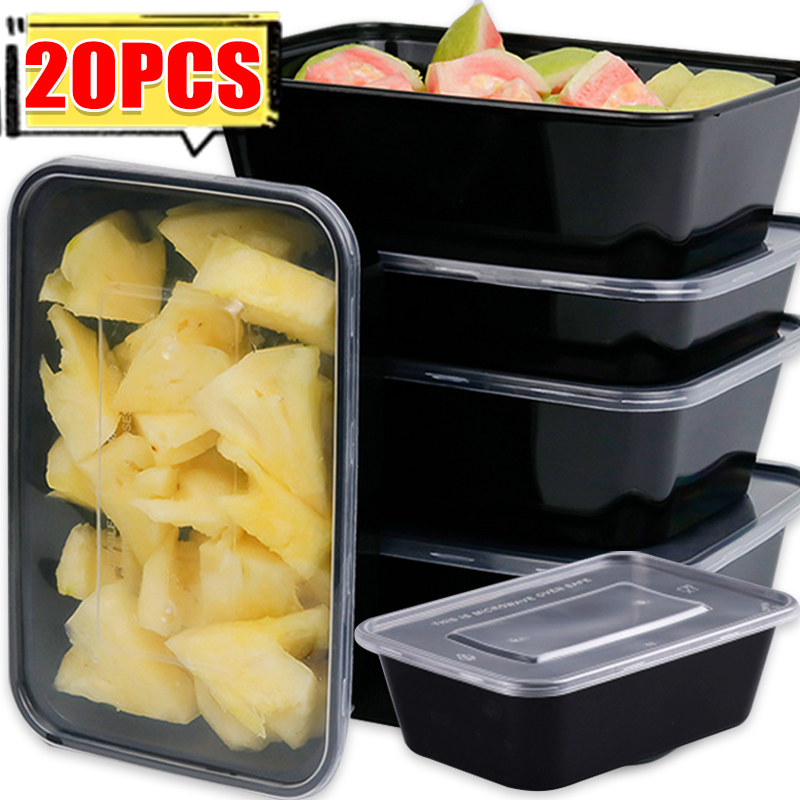 10/20x Food Storage Containers - Meal Prep Jars With Lids 评论和价格