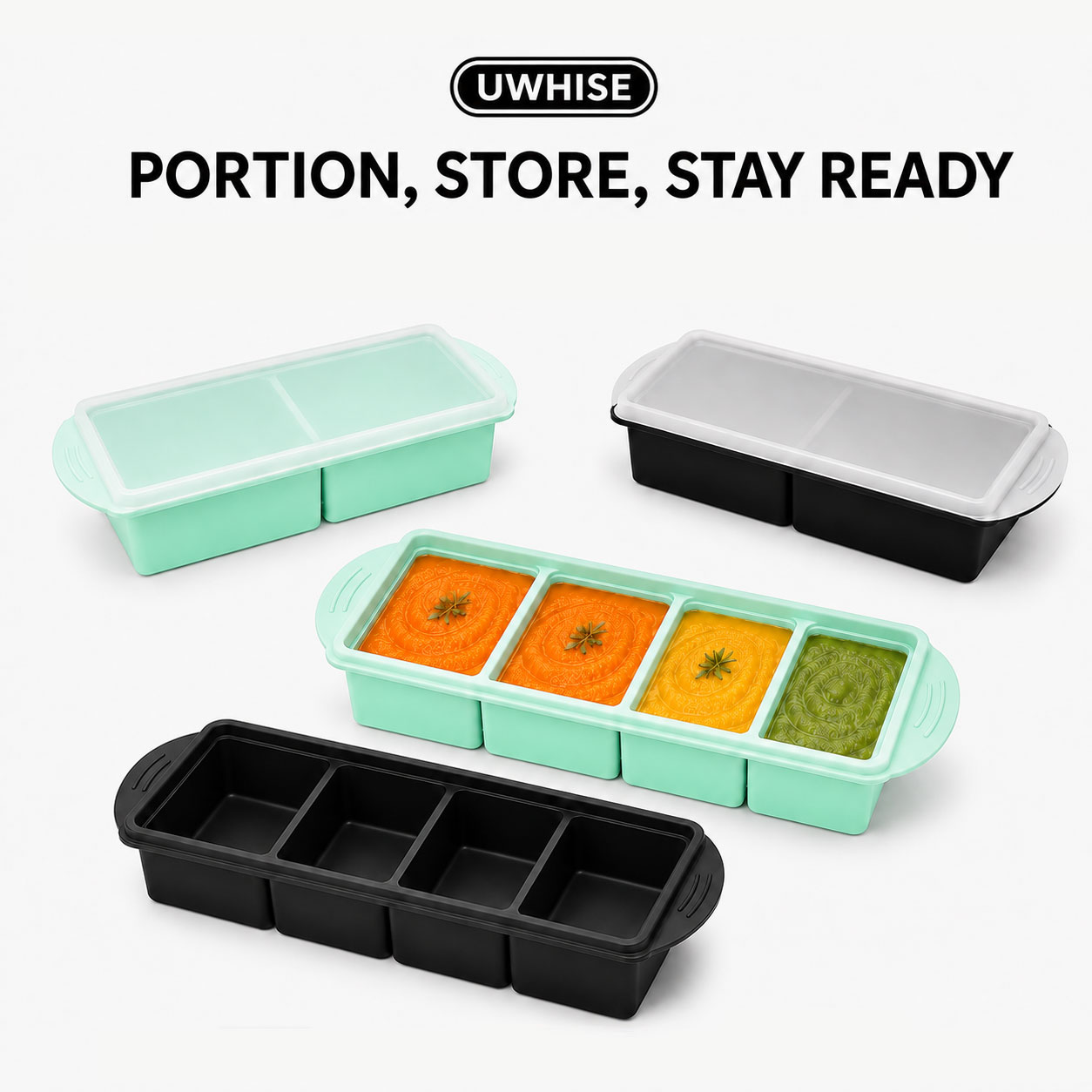 Uwhise Silicone Soup Freezer T - Meal Prep Menu 评论和价格