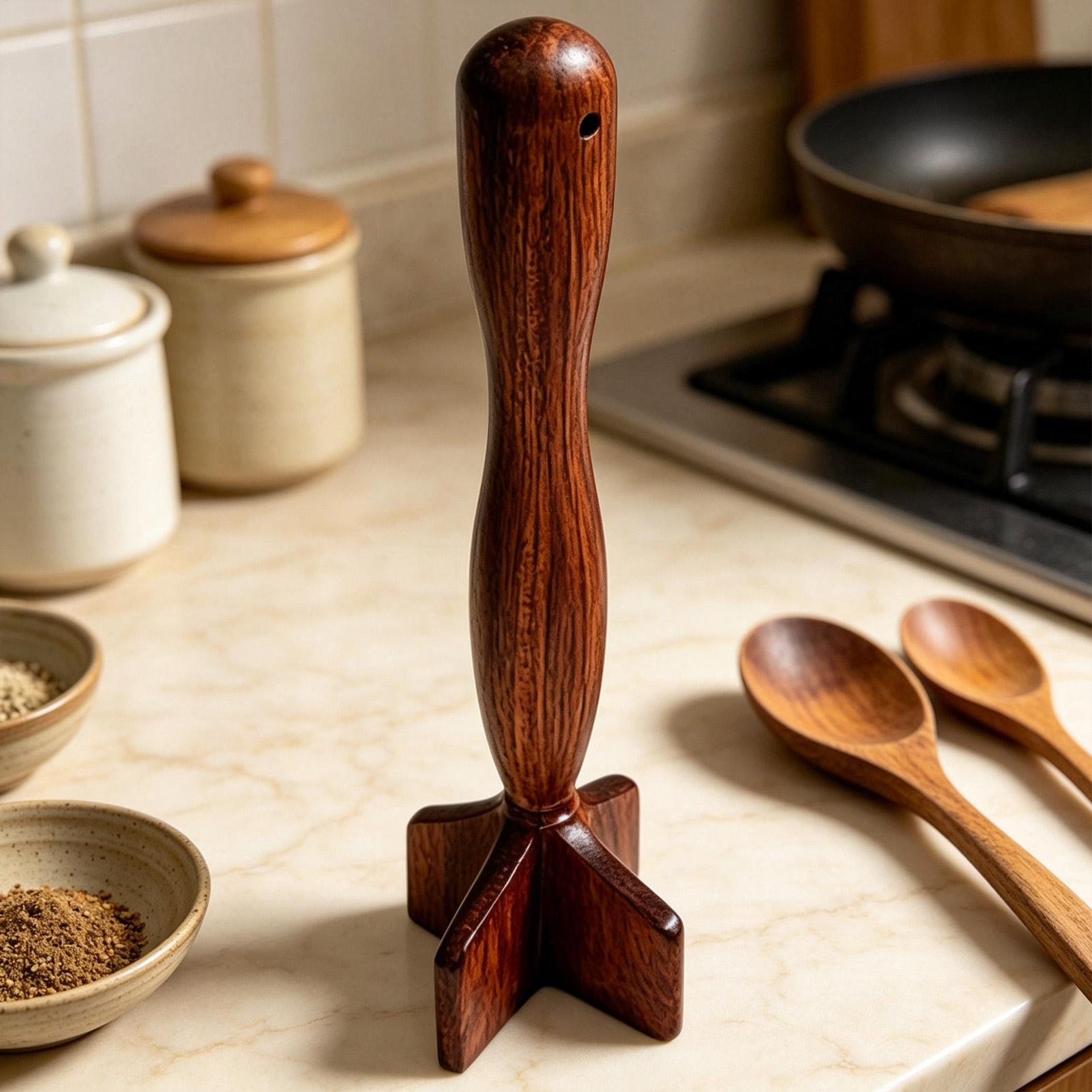 Wooden Meat Chopper Non-Scratc - Meal Prep With Potatoes 评论和价格