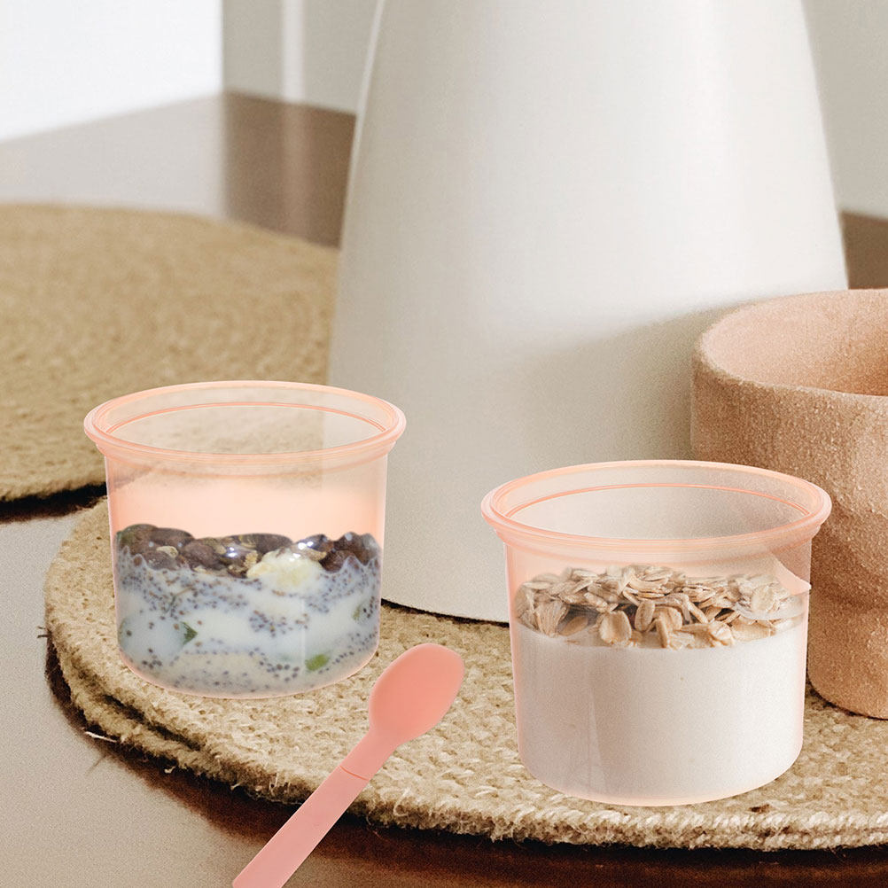 2Pcs Overnight Oats Jar Set Pr - Meal Prep Jars With Lids 评论和价格
