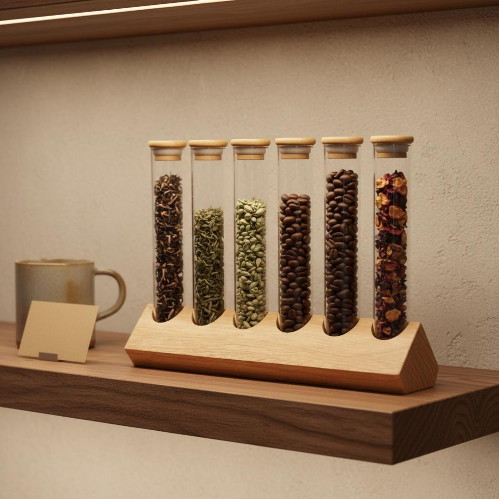 Glass Tube Container Set with  - Glass Container Set 评论和价格