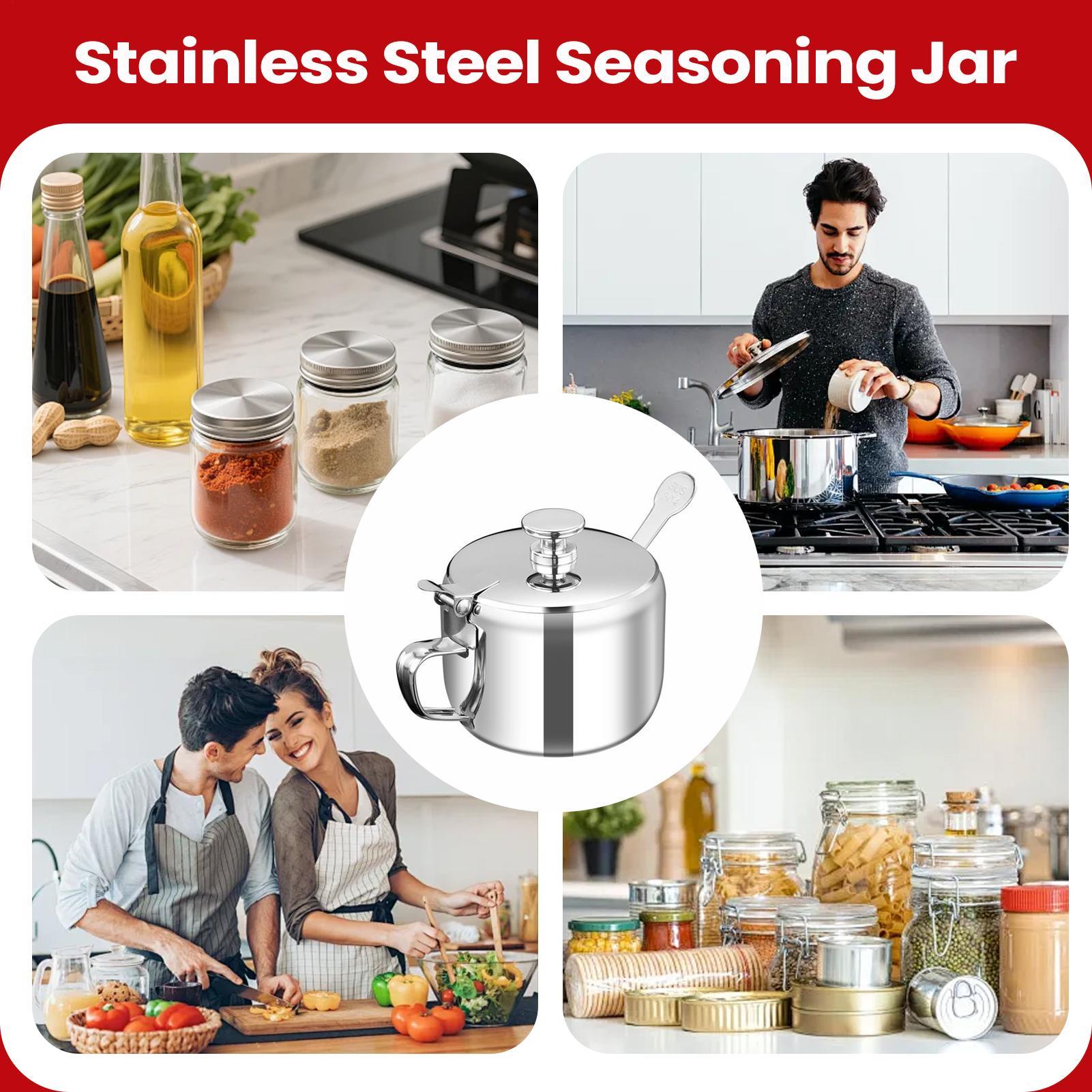 Seasoning Container Counter St - Meal Prep Jars With Lids 评论和价格