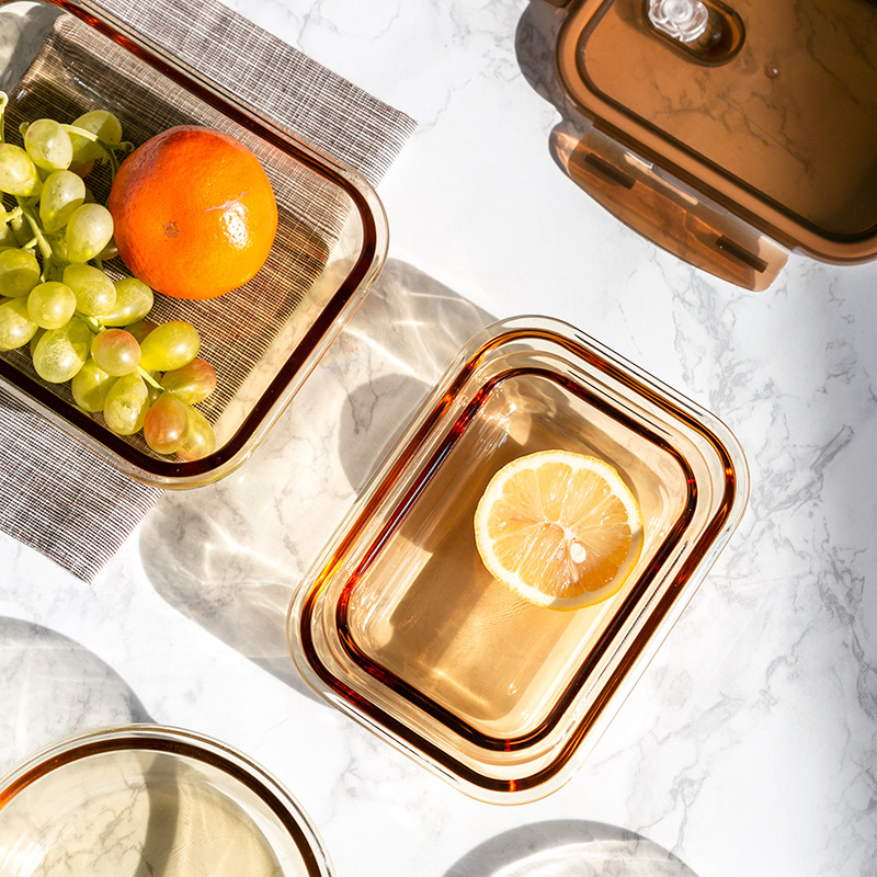 Heat Resistant Glass Fresh Kee - Meal Prep Japanese 评论和价格