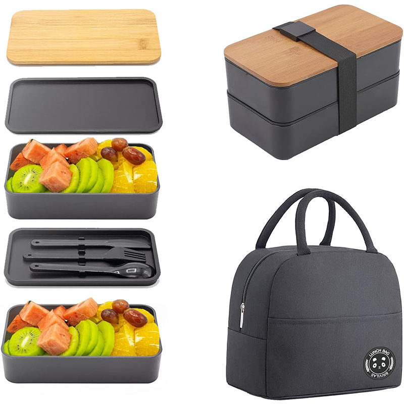 Japanese Bento Box with Bamboo - Meal Prep Japanese 评论和价格