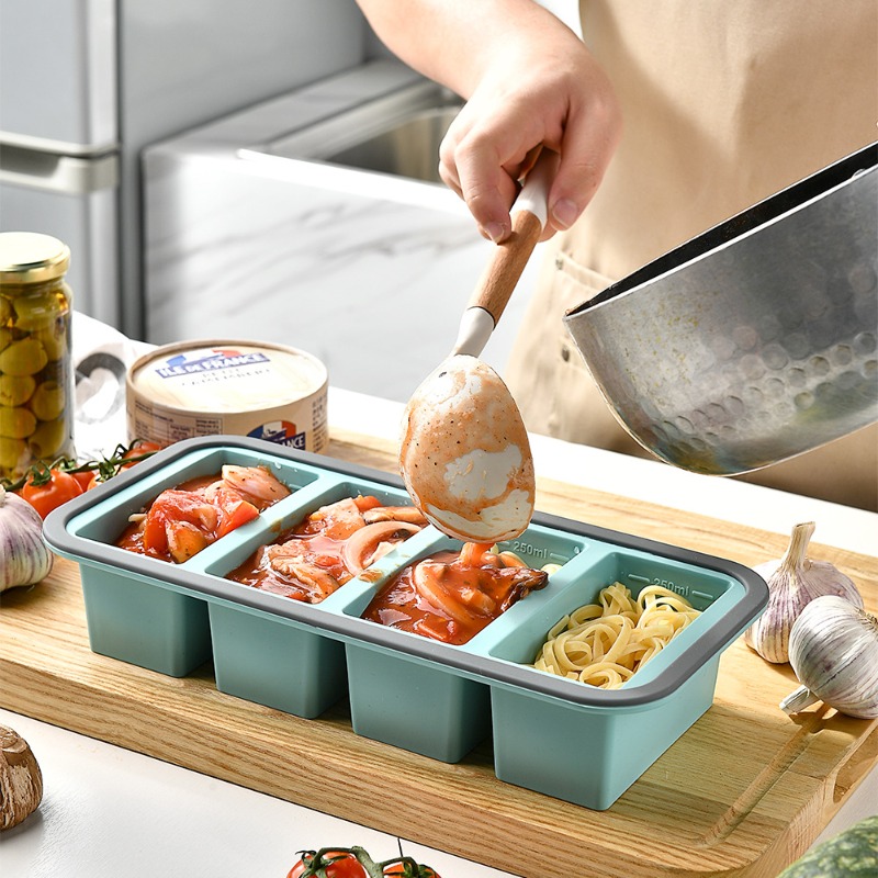 1pc Silicone Food Freezer Tray - Meal Prep Menu 评论和价格