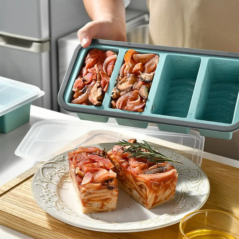 1pc Silicone Food Freezer Tray - Meal Prep Menu 评论和价格