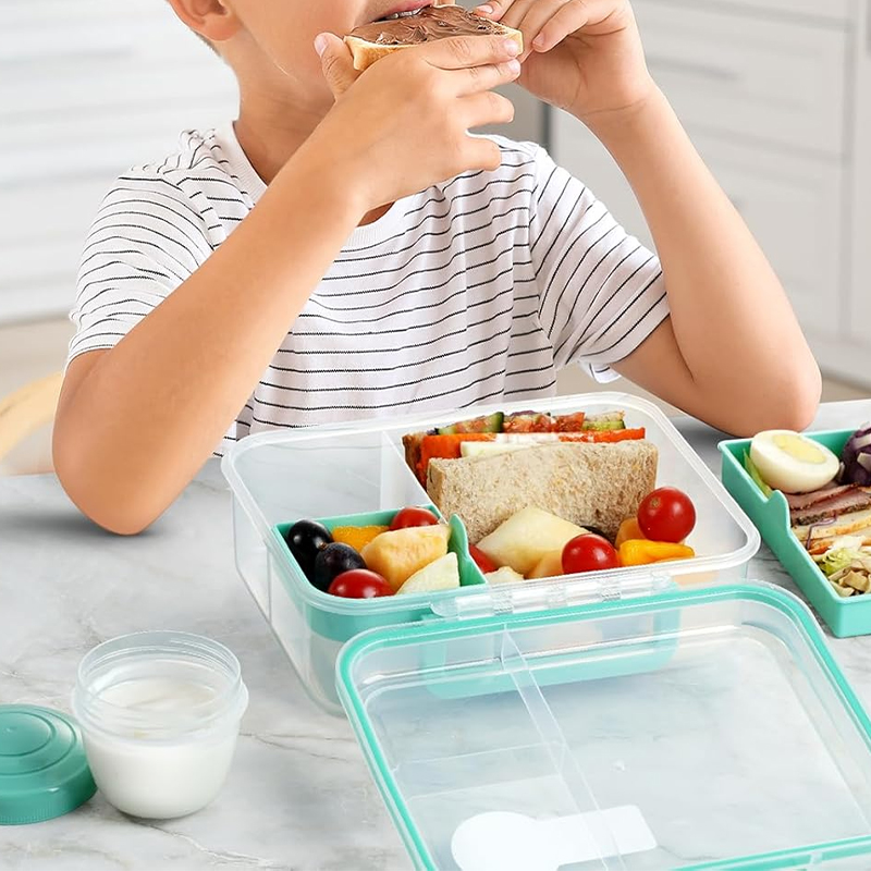 4 Compartment Leakproof Bento  - Meal Prep Menu 评论和价格