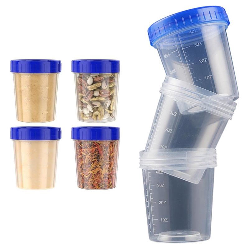 EYFL-For Condiments, Sauces Tr - Meal Prep Jars With Lids 评论和价格