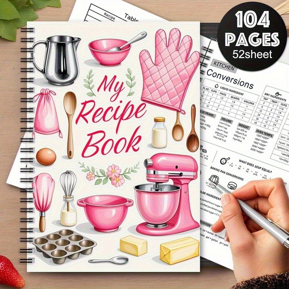 New Cartoon Recipe Notebook Sp - Meal Prep Book 评论和价格