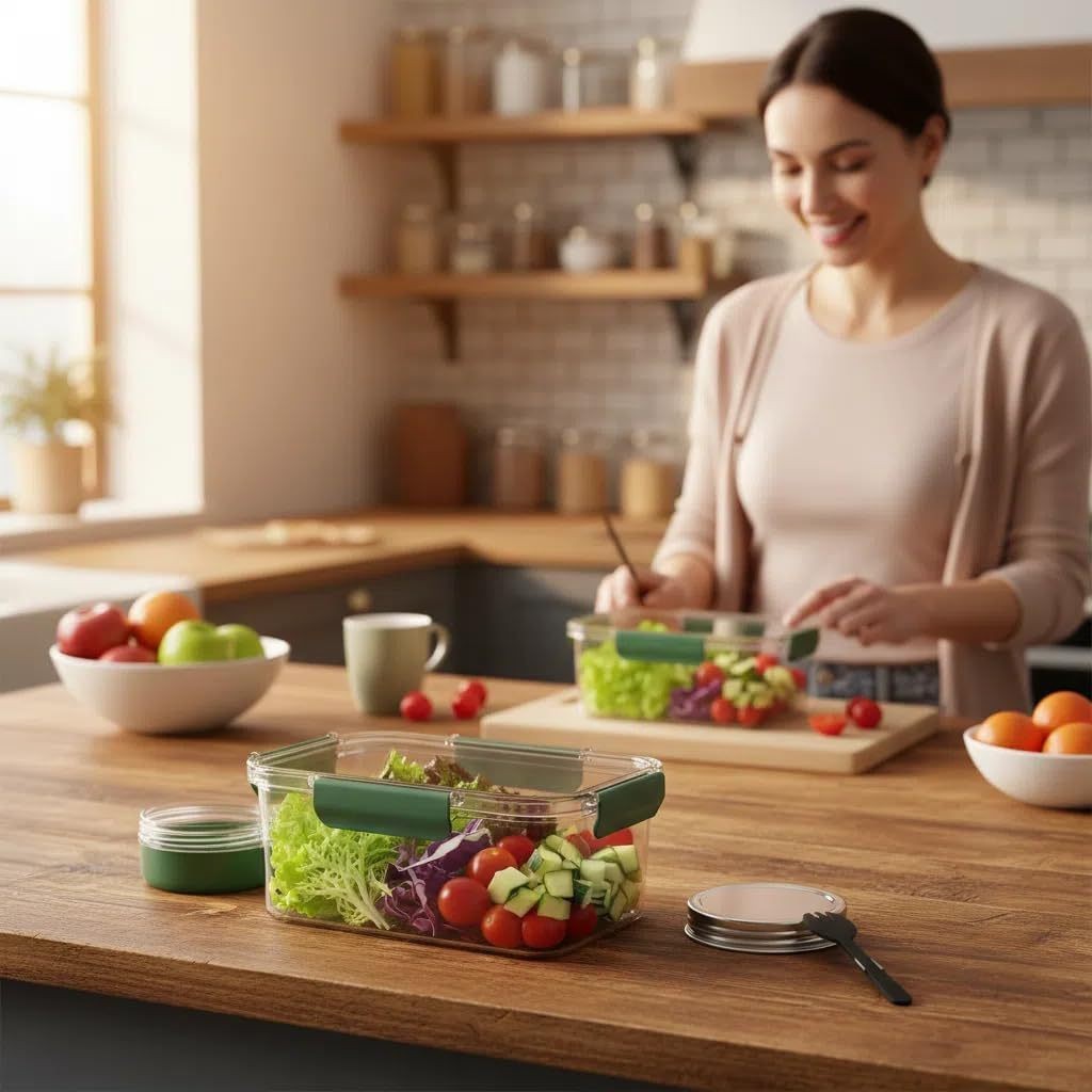Solar Pod Jar Food Storage Con - Meal Prep Jars With Lids 评论和价格