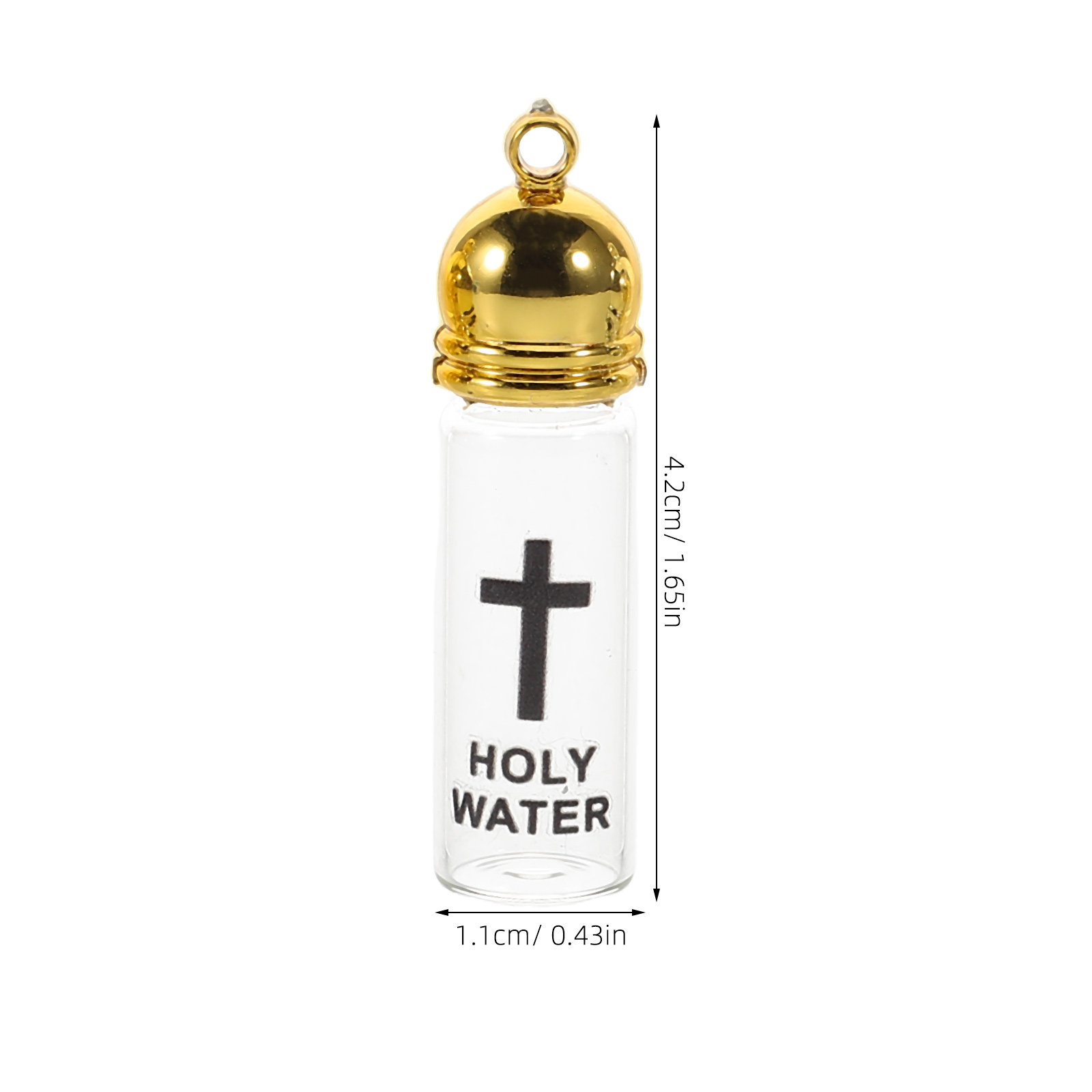 4Pcs Holy Water Bottles Glass  - Glass Container Set 评论和价格