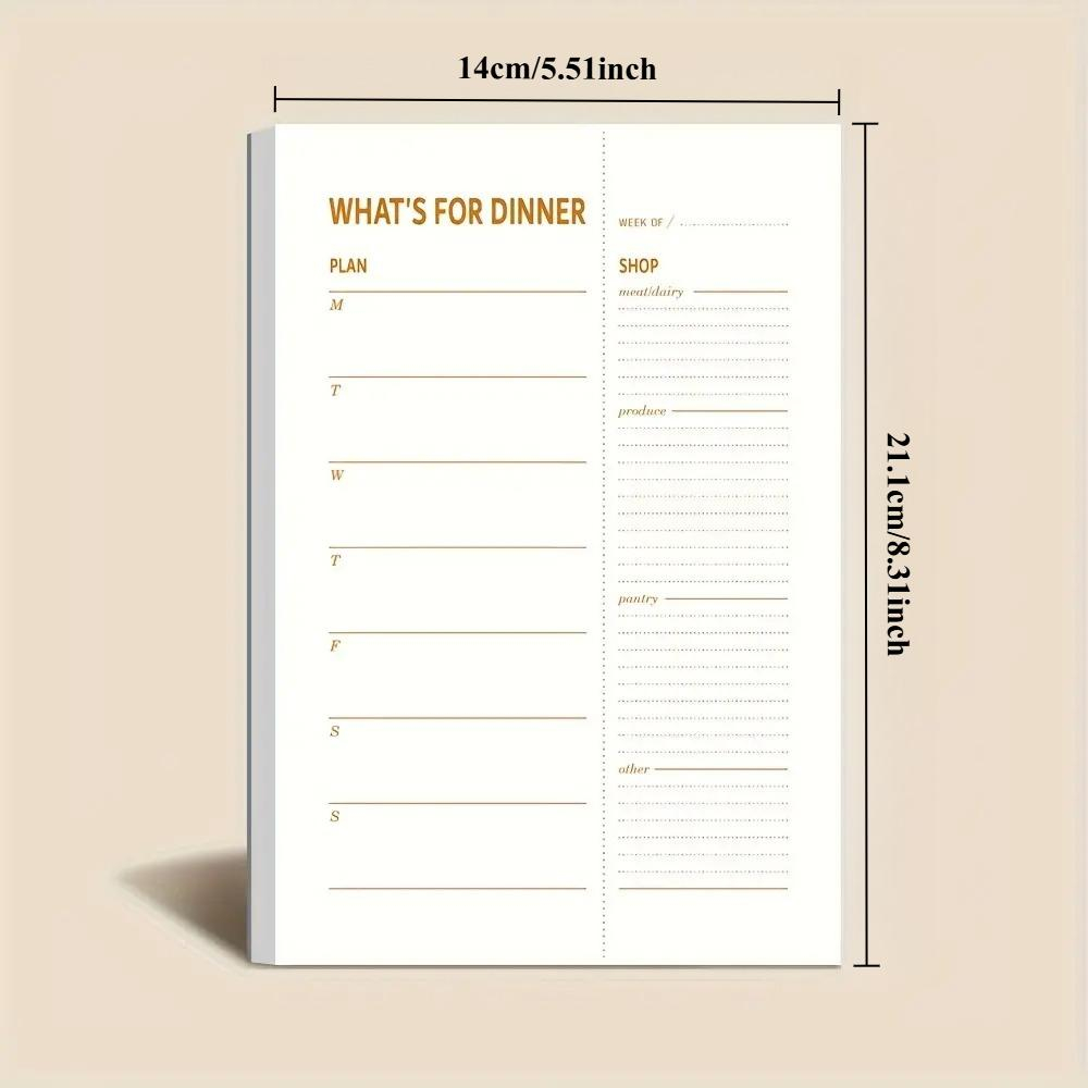 1pc Daily Diet Plan Notebook,  - Meal Prep Menu 评论和价格