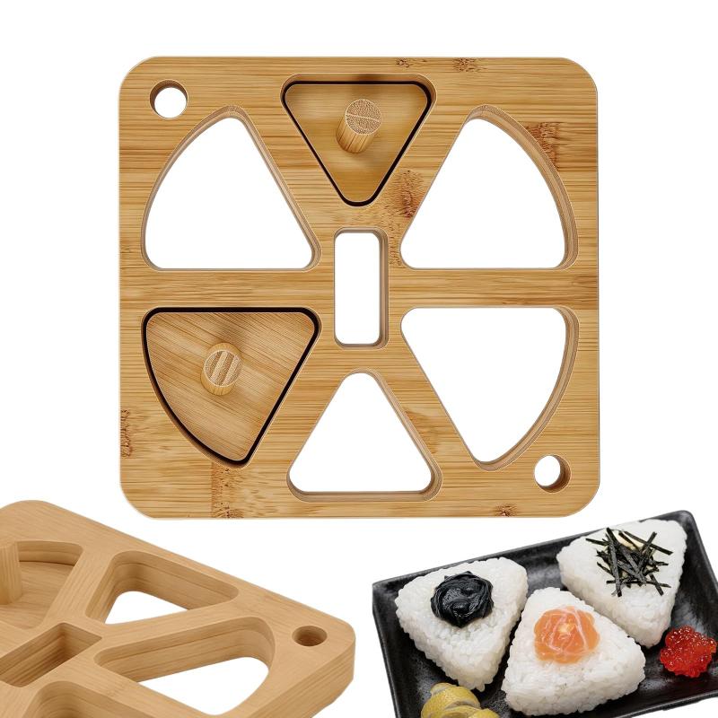 Wooden Onigiri Rice Ball Mold  - Meal Prep Japanese 评论和价格