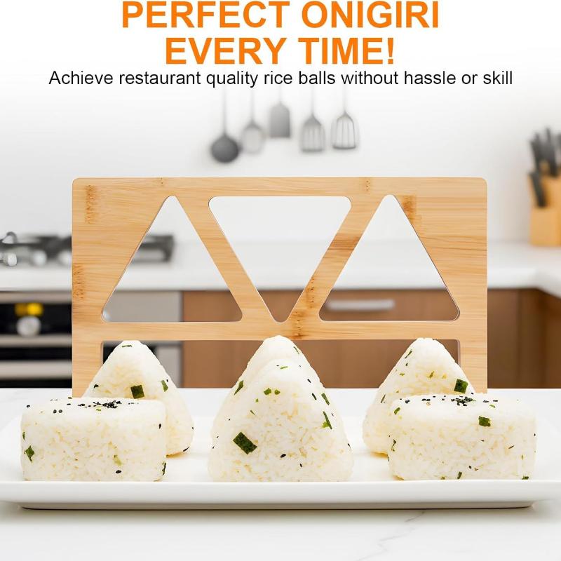 Wooden Onigiri Rice Ball Mold  - Meal Prep Japanese 评论和价格